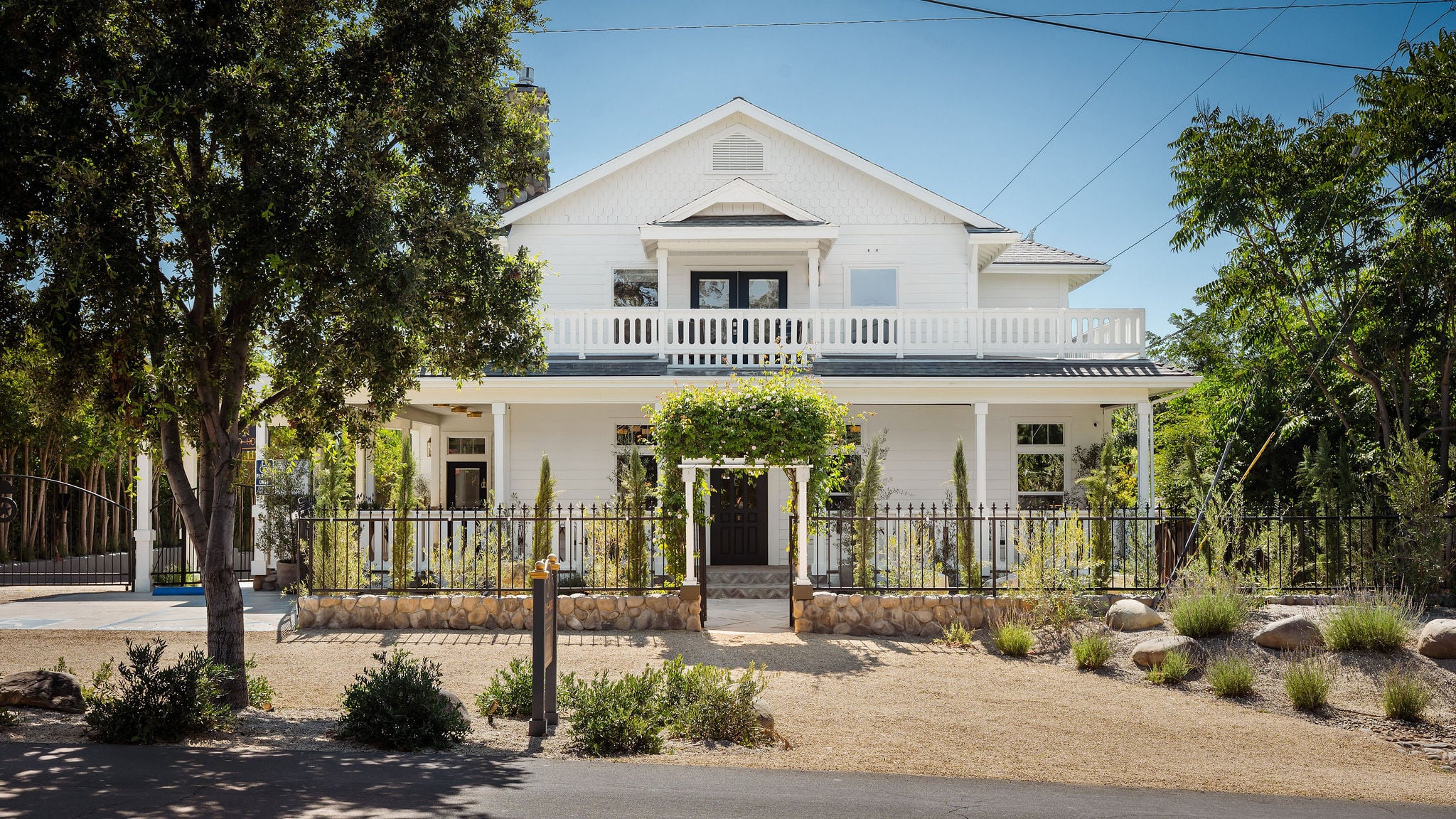 The main house of The Polo House on Edison Street, Santa Ynez