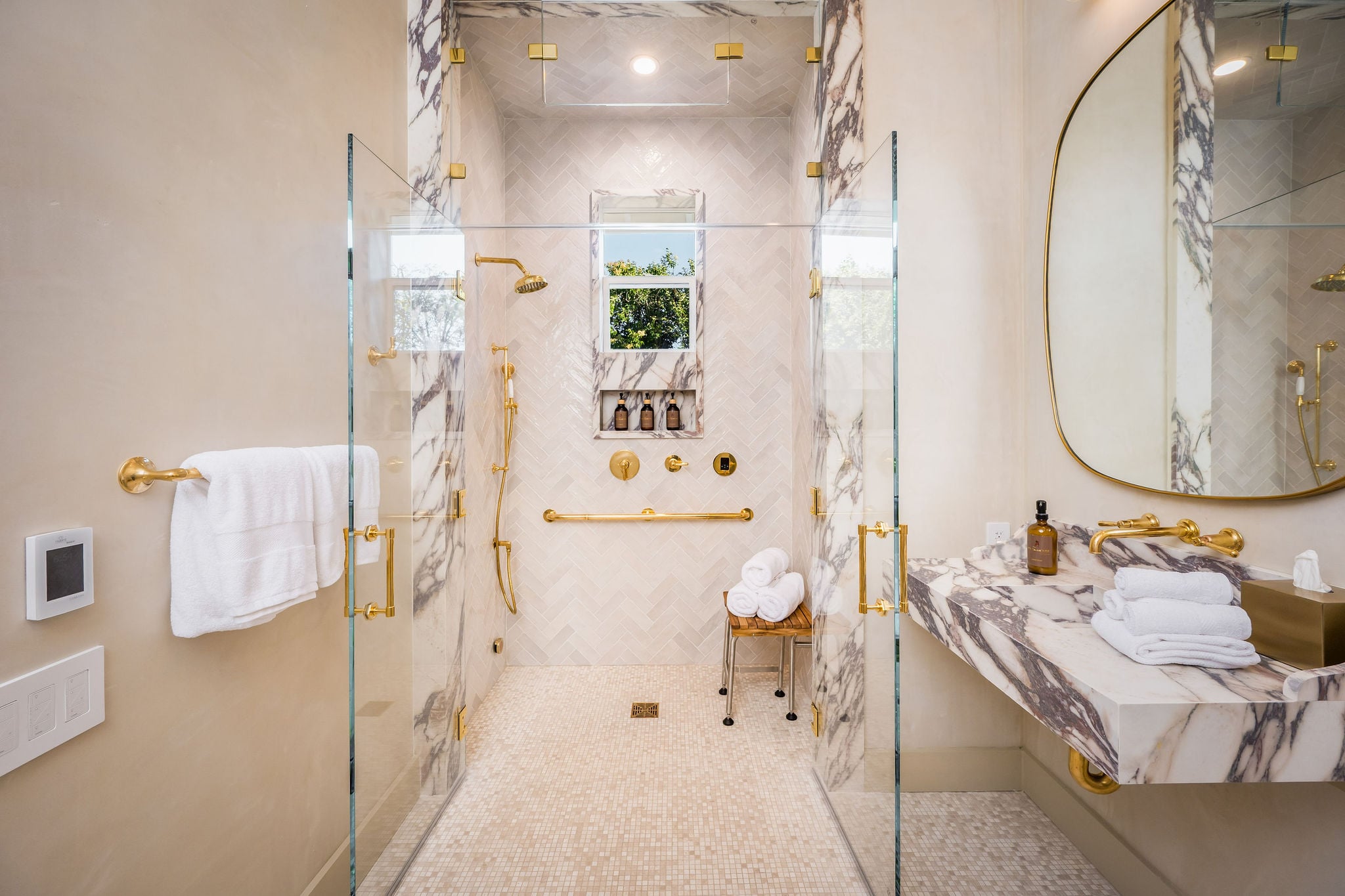Room 9 bathroom at The Polo House